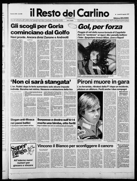 Il Resto del Carlino : giornale dell'Emilia